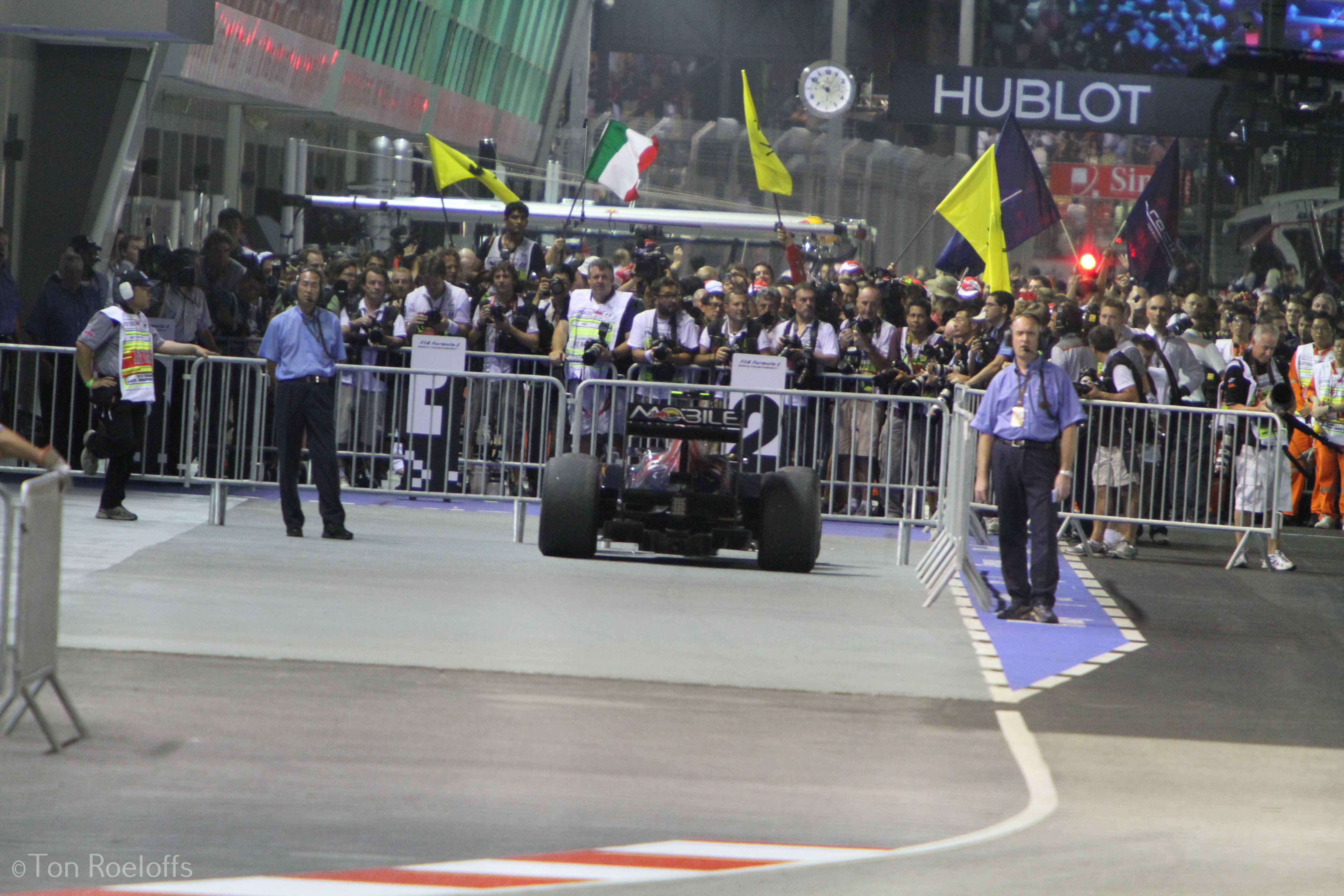 Verstappen pitbox